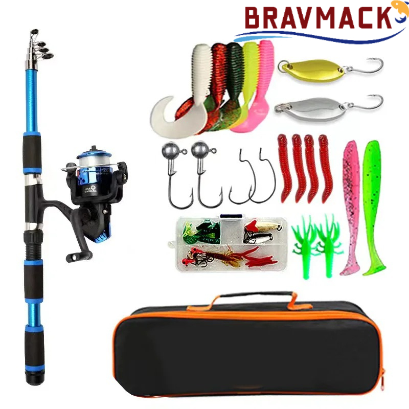 Fishing Equipment Online - BRAVMACK - Juego de Caña de