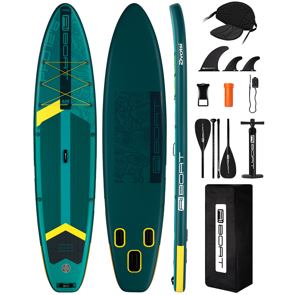 Fishing Equipment Stores - AIBOAT Green Pro SUP Tabla de