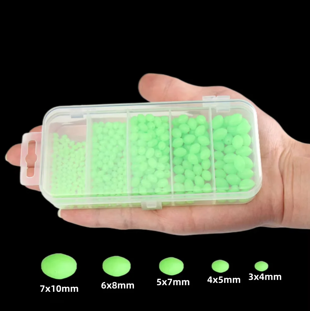 Soft Plastic Lure - 375 Piezas/Set de Señuelos Luminosos para