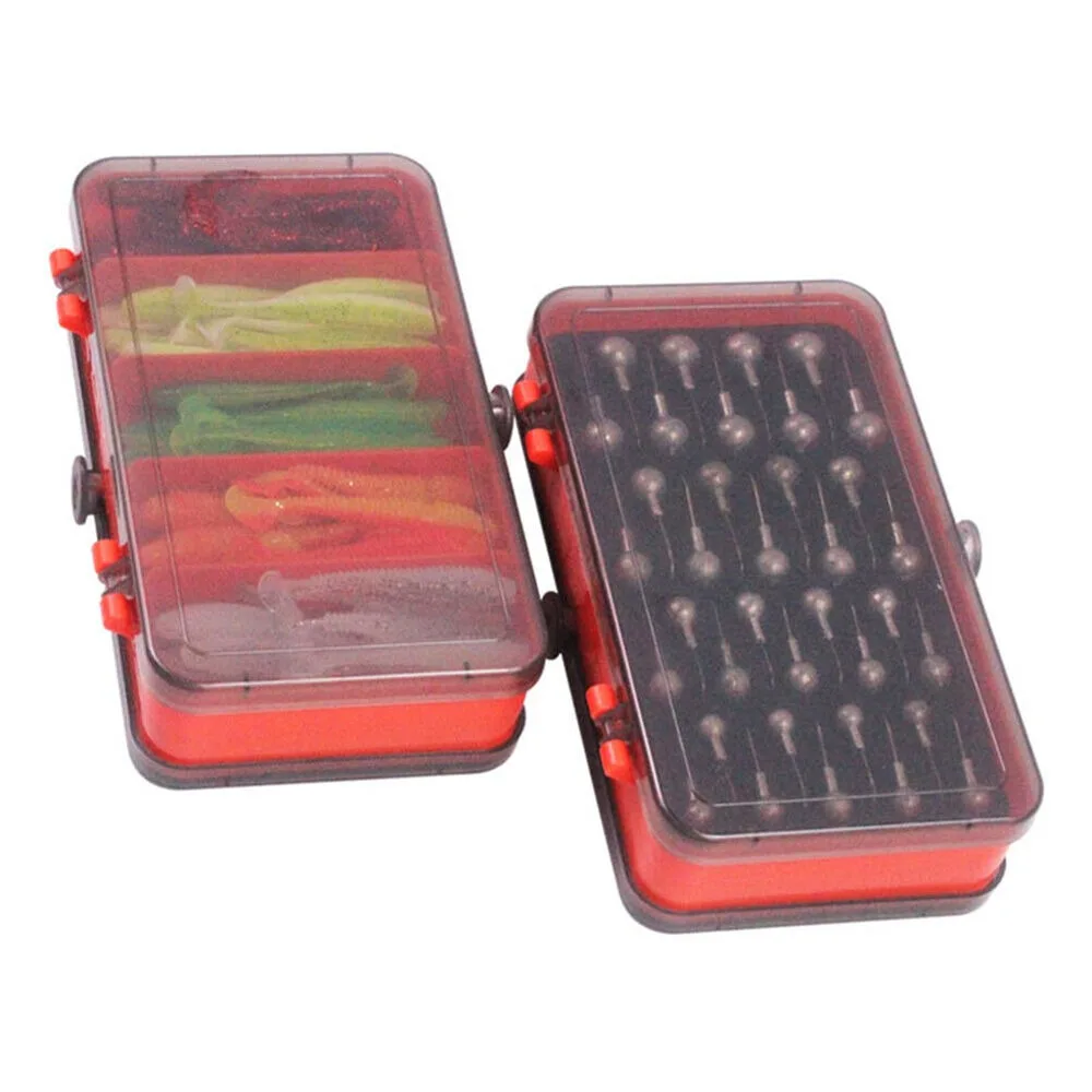 Soft Plastic Lure - Caja de cebo portátil de doble