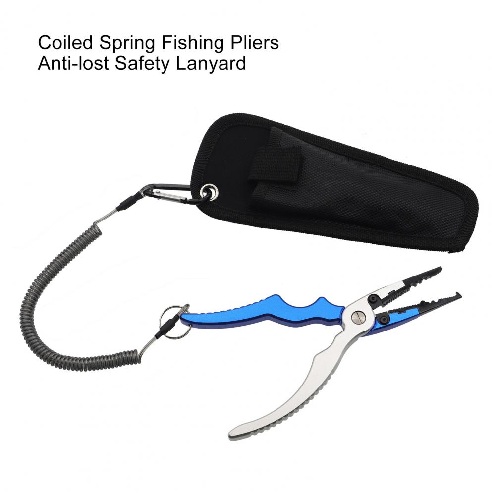Fishing Pliers - Cuerda antipérdida retráctil con llavero mosquetón