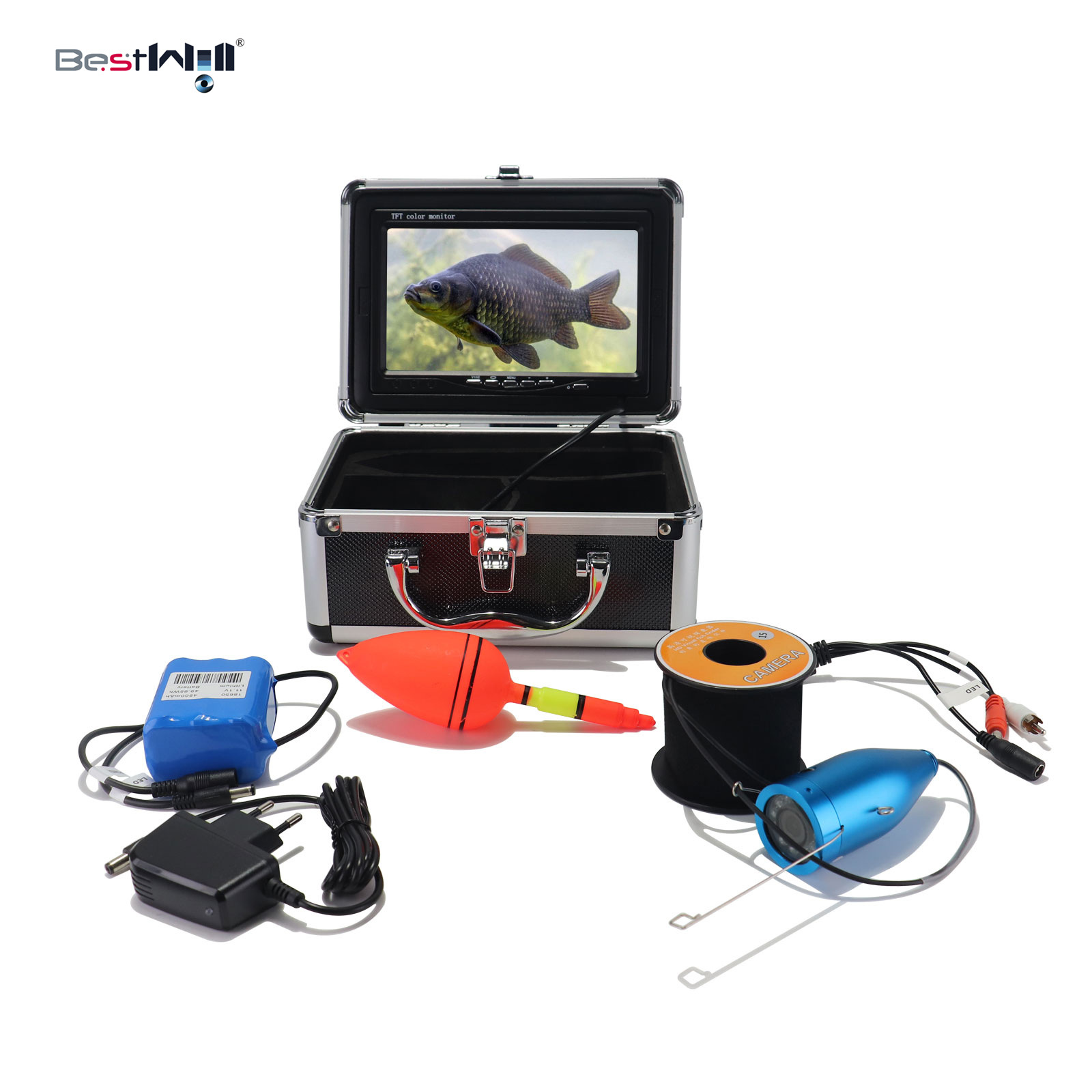 Underwater Fishing Camera - Cámara de Pesca Submarina con Pantalla