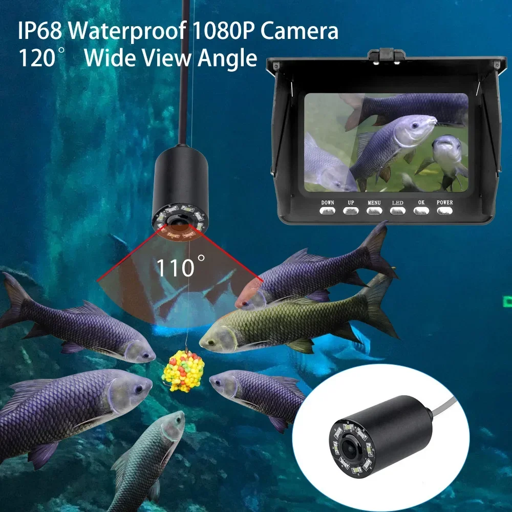 Buscador de peces pantalla LCD - Underwater Fishing Camera reseña y precio