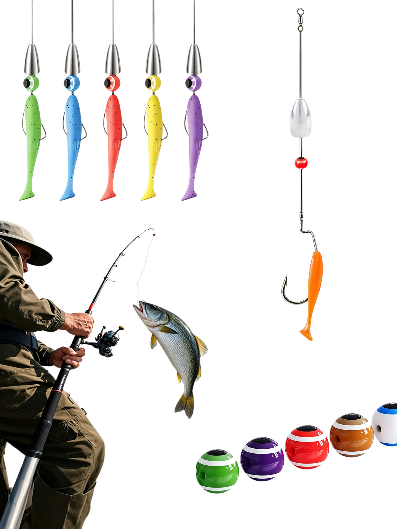 Juego de caña de pescar telesc - Fishing Equipment Online reseña y precio