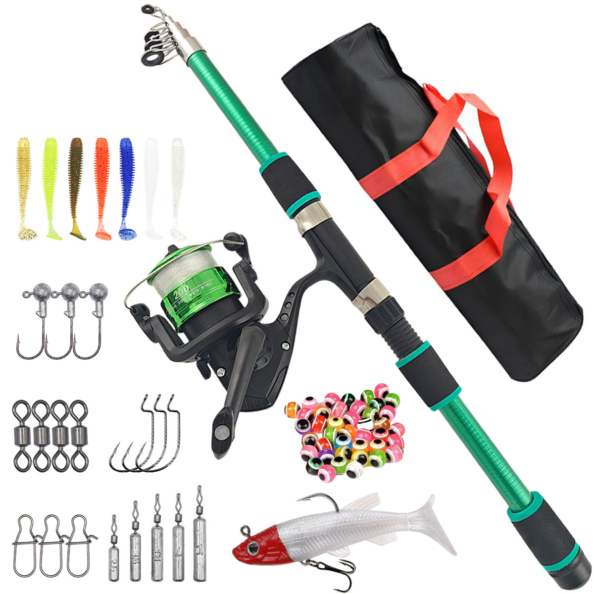 Combo de Caña y Carrete de Pes - Fishing Equipment Online reseña y precio