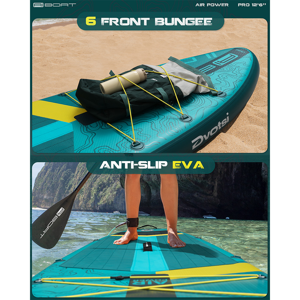 AIBOAT Green Pro SUP Tabla de  - Fishing Equipment Stores reseña y precio