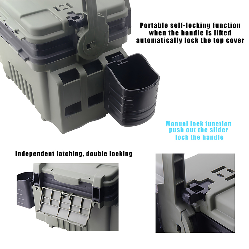JSFUN-caja de pesca con soport - Fishing Equipment Stores reseña y precio