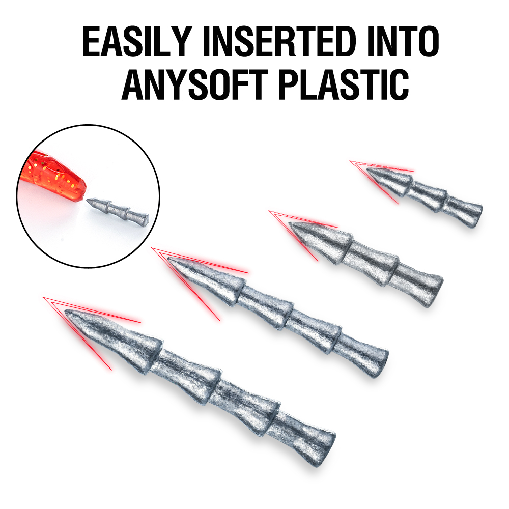 30 piezas de pesas de tungsten - Soft Plastic Lure reseña y precio