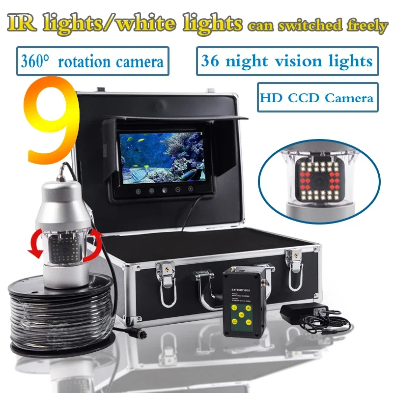 Buscador de peces F08A cámara  - Underwater Fishing Camera reseña y precio