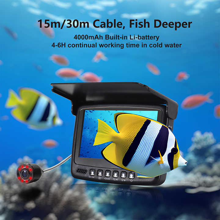 Cámara de pesca en hielo subac - Underwater Fishing Camera reseña y precio