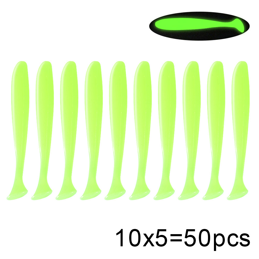 QXO 50 unids/lote Swimbait señ - Soft Plastic Lure reseña y precio