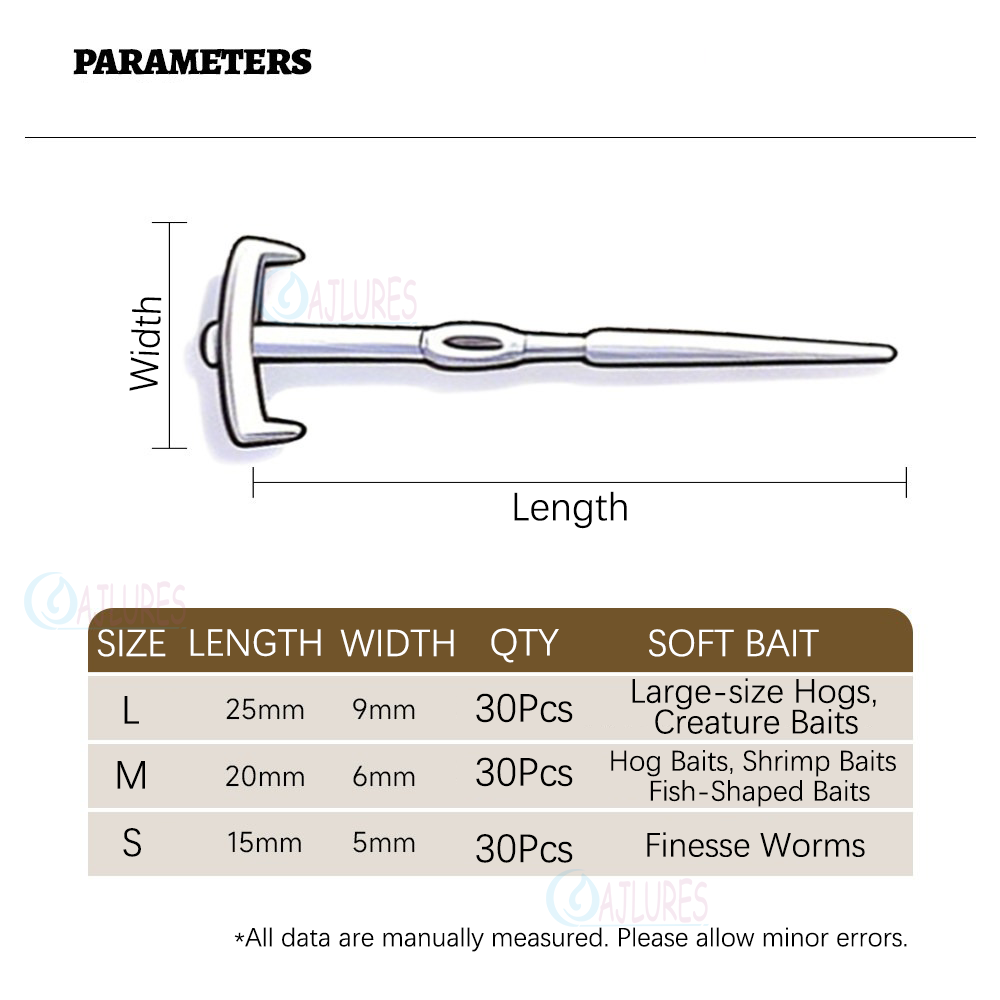 30 unidades de pasadores reuti - Soft Plastic Lure reseña y precio